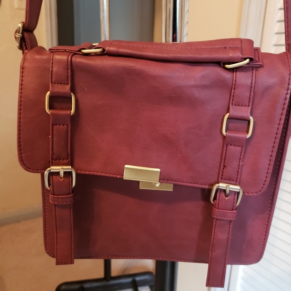 Handbags - Burgundy red bag